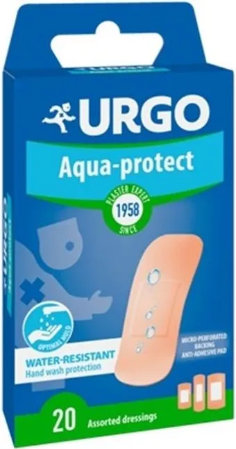 Urgo Aqua-protect  Миещ се пластир за малки рани х 20 бр