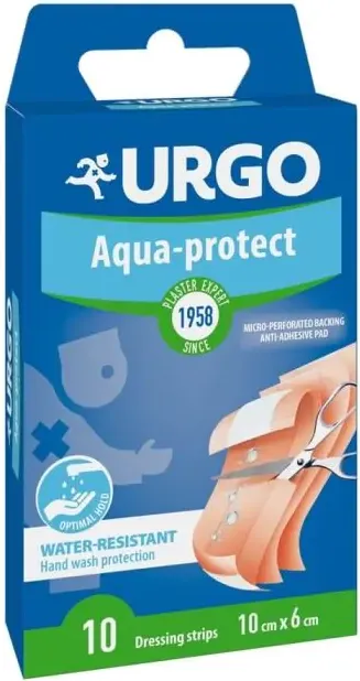 Urgo Aqua-protect Миещ се пластир 10 см х 6 см х 10 бр
