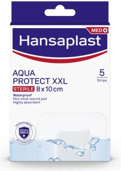 Hansaplast Aqua Protect 100% Водоустойчиви пластири XXL x 5 броя