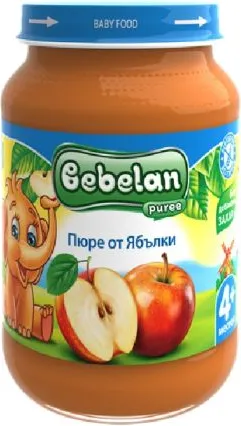 Bebelan Пюре от ябълки 4М+ 190 гр