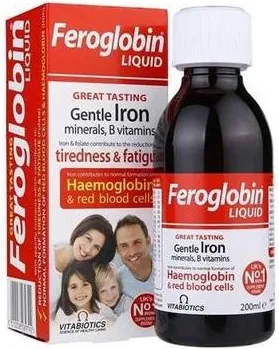 Feroglobin B12 Liquid Сироп с желязо 200 мл Vitabiotics