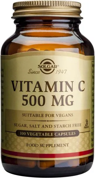 Solgar Vitamin C Витамин С за висок имунитет 500 мг х100 капсули