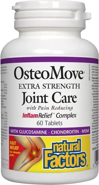 Natural Factors OsteoMove Joint Care грижа за ставите 1431 мг х 60 таблетки