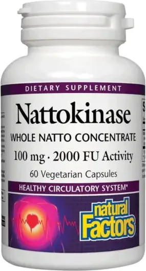 Natural Factors Nattokinase Натокиназа 100 мг х 60 капсули