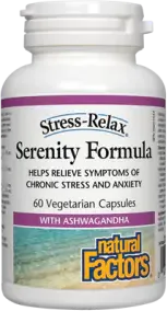 Natural Factors Serenity Formula при хроничен стрес и тревожност 312,5 мг х 60 капсули