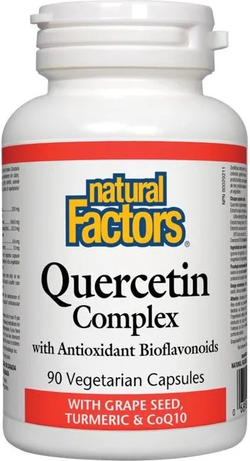 Natural Factors Quercetin Complex – антиоксидантно и противовъзпалително действие 466 мг х 90 капсули