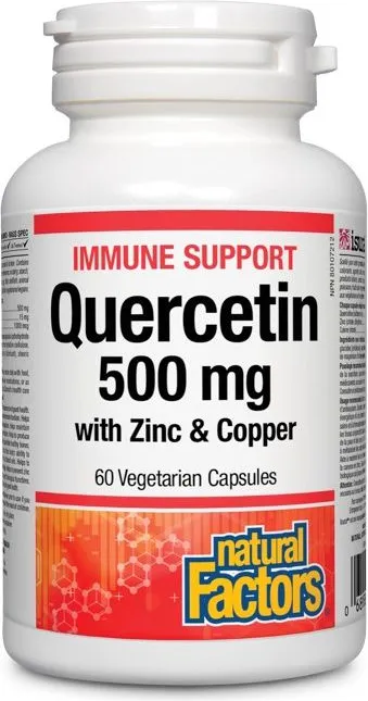 Natural Factors Immune Support Quercetin Кверцетин 500 мг х60 капсули