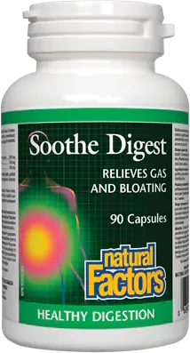 Natural Factors Soothe Digest за добро храносмилане 450 мг х 90 капсули