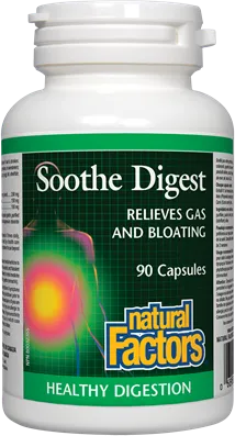 Natural Factors Soothe Digest за добро храносмилане 450 мг х 90 капсули