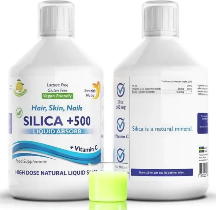 Natural Silica+ 500 Силициева киселина 500 мл Swedish Nutra