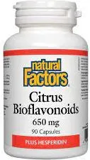 Natural Factors Citrus Bioflavonoids Цитрусови Биофлавоноиди + Хесперидин х 90 капсули