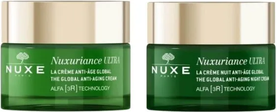 Nuxe Nuxuriance Ultra Противостареещ крем за лице с глобално действие 50 мл + Nuxe Nuxuriance Ultra Противостареещ нощен крем за лице с глобално действие 50 мл Комплект