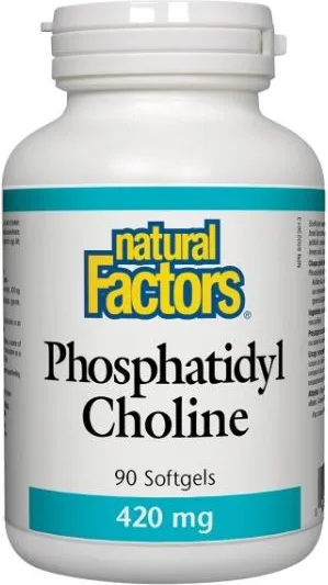 Natural Factors Phosphatidyl-Choline 420мг х90 софтгел капсули