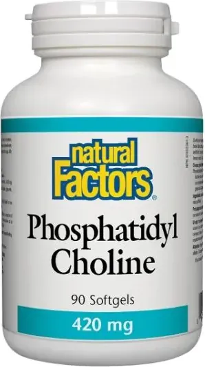 Natural Factors Phosphatidyl-Choline 420мг х90 софтгел капсули