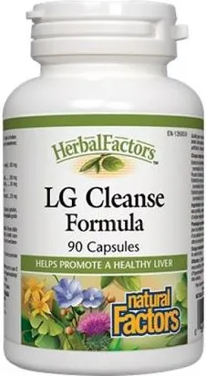 Natural Factors LG Cleanse Детокс формула за черен дроб и жлъчка x90 капсули