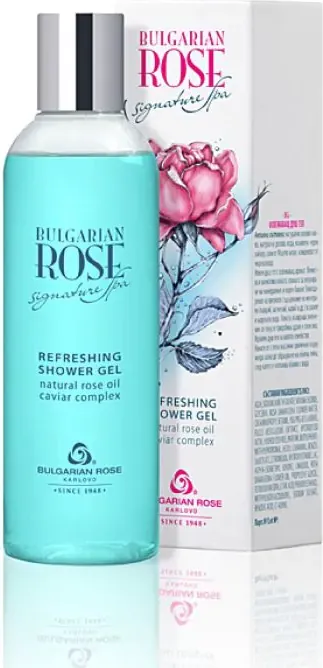 Bulgarian Rose Signature Spa Освежаващ душ гел 200 мл Българска роза