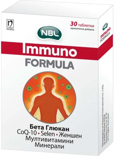 NBL Immuno Formula За силна имунна система х 30 таблетки Nobel