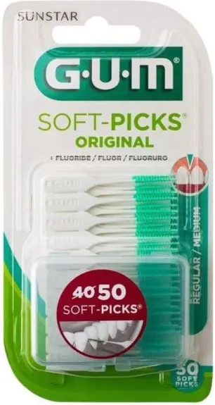 GUM Soft-Picks Original Интердентална четка  с мек накрайник 50 бр