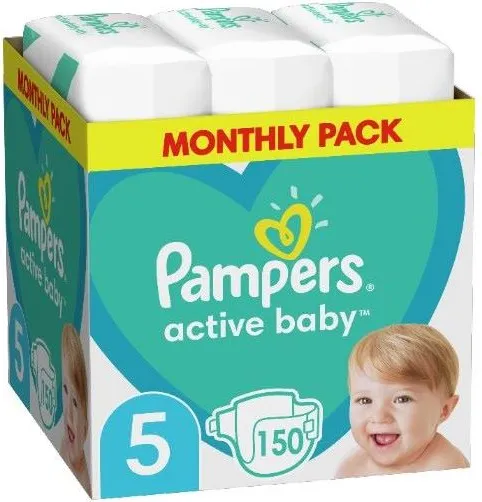 Пелени Pampers Active Baby Размер 5 S 150 бр Procter & Gamble