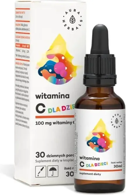 Aura Herbals Витамин С за деца 100 мг 30 мл
