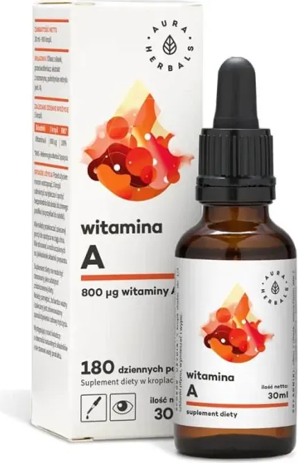 Aura Herbals Витамин А (ретинил палмитат) 30 мл