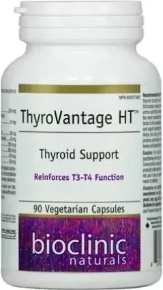 Natural Factors Bioclinic Naturals Thyro Vantage HT Тироидна подкрепа 436 мг х 90 капсули