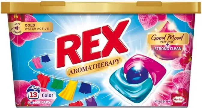 Rex Aromatherapy Color Капсули за цветно пране орхидея х 13 бр