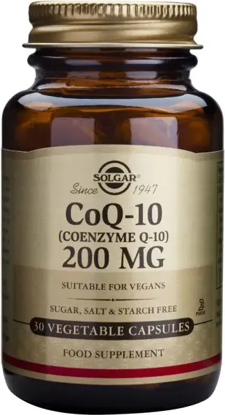 Solgar Coenzyme Q10 Коензим Q10 за здраво сърце 200 мг х30 капсули