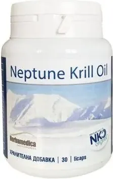 Herbamedica Neptune Krill Oil Масло от крил за сърдечно-съдовата система и ставите х30 таблетки
