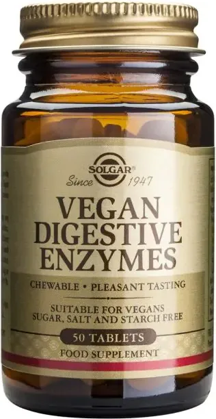 Solgar Vegan Digestive Enzymes Храносмилателни ензими x50 капсули