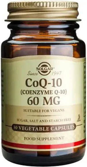 Solgar Coenzyme Q10 Коензим Q10 за здраво сърце 60 мг х30 капсули