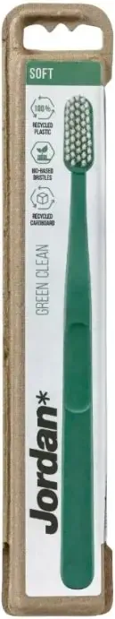 Jordan Green Clean Четка за зъби от рециклирана пластмаса Soft
