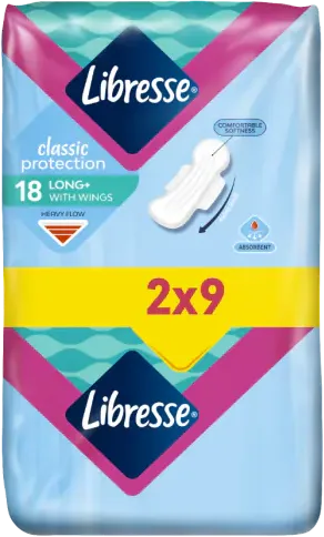 Libresse Classic Protection Long+ Дамски превръзки х18 бр