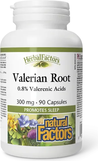 Natural Factors Valerian Root При нервно напрежение Валериана (корен) 300 мг х 90 капсули