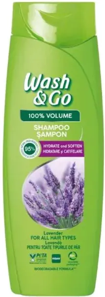 Wash & Go Lavender Extract Шампоан за всеки тип коса с екстракт от лавандула 180 мл