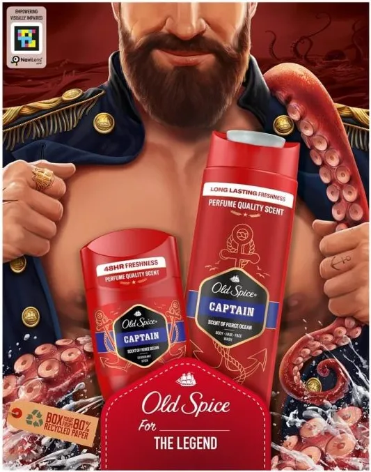 Old Spice Captain Део стик + Душ гел 2 в 1 Комплект