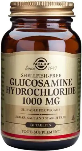 Solgar Glucosamine Hydrochloride Глюкозамин хидрохлорид 1000 мг х60 таблетки