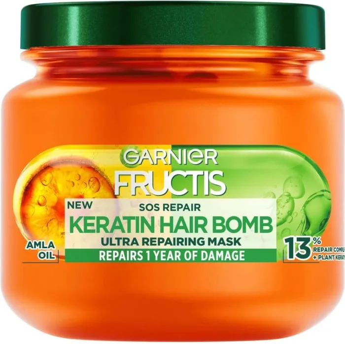 Garnier Fructis Sos Repair Keratin Маска за много увредена и изтощена коса 320 мл