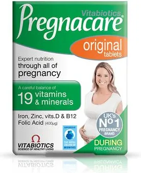 Pregnacare Original Витамини за бременни и кърмещи жени x 30 таблетки Vitabiotics