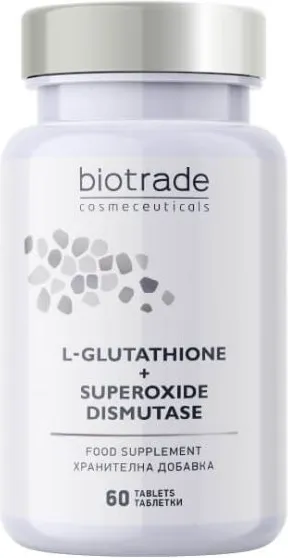 Biotrade L–Glutathione + Superoxide Dismutase x 60 ентеросолвентни таблетки