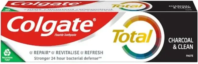 Colgate Total Charcoal & Clean паста за зъби с активен въглен 100 мл