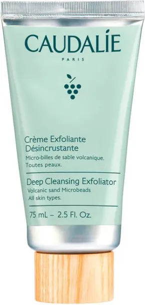 Caudalie Vinoclean Deep Cleansing Exfoliator Дълбоко почистващ ексфолиант за лице 75 мл