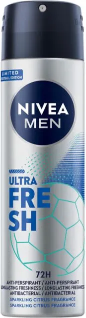 Nivea Men Ultra Fresh Дезодорант против изпотяване за мъже 150 мл