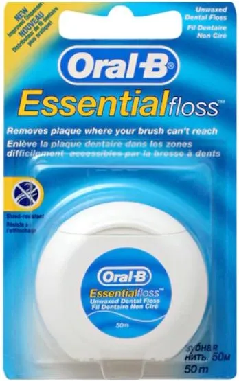 Oral-B Essential Конец за зъби без восък 50 м