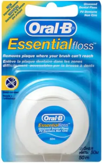 Oral-B Essential Конец за зъби без восък 50 м