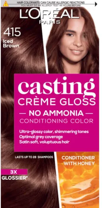 L’Oreal Casting Creme Gloss Боя за коса без амоняк 415 Iced Chocolate