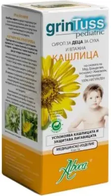 Aboca Grintuss Pediatric Сироп за деца за суха и влажна кашлица 180 гр