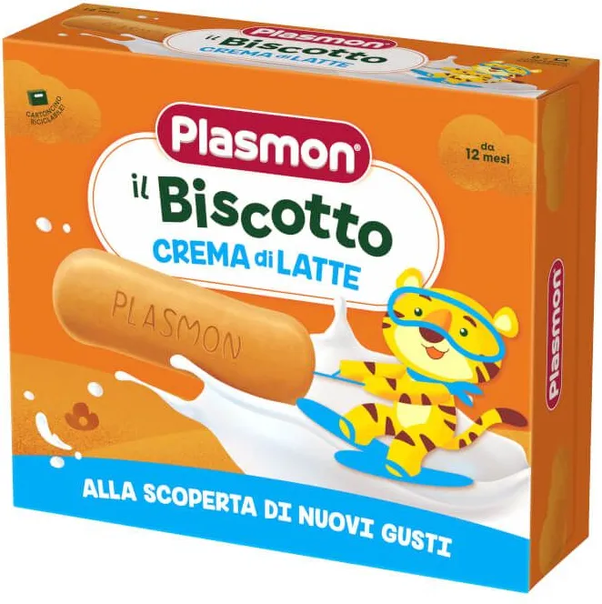 Plasmon Бишкоти за деца със сметана 12М+ 320 гр