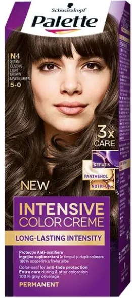 Palette Intensive Color Creme Дълготрайна крем-боя за коса 5-0 Light Brown