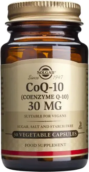Solgar Coenzyme Q10 Коензим Q10 за здраво сърце 30 мг х30 капсули
